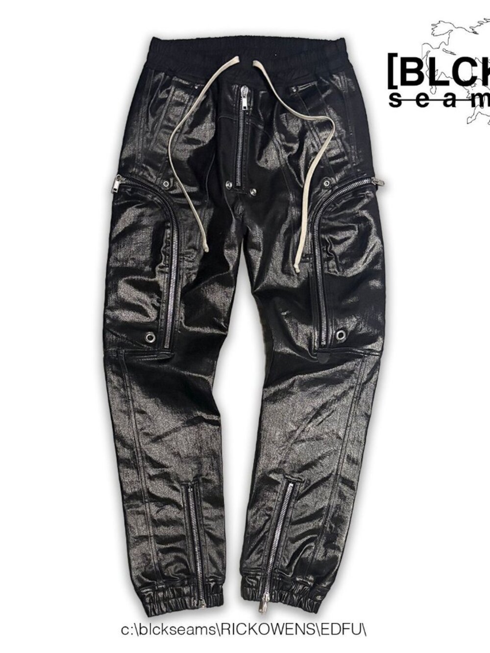SS23 RICK OWENS "EDFU" BAUHAUS WAXED CARGO